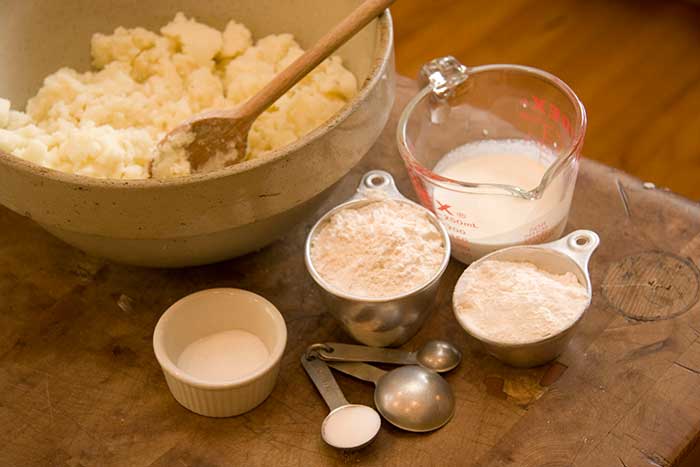 How To Make Lefse Demonstration Video 3 Making Lefse Mixing 1