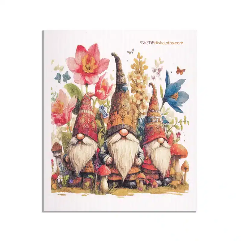 Mixed Gnome Swedish Dish Cloth - Set Of 3 5 Mixed Gnome Swedish Dish Cloth - Set Of 3 - Image 3